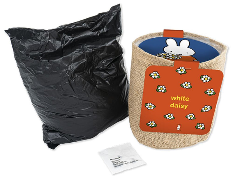 Afbeelding laden in galerijviewer, Nijntje jutezak witte margrietjes.
