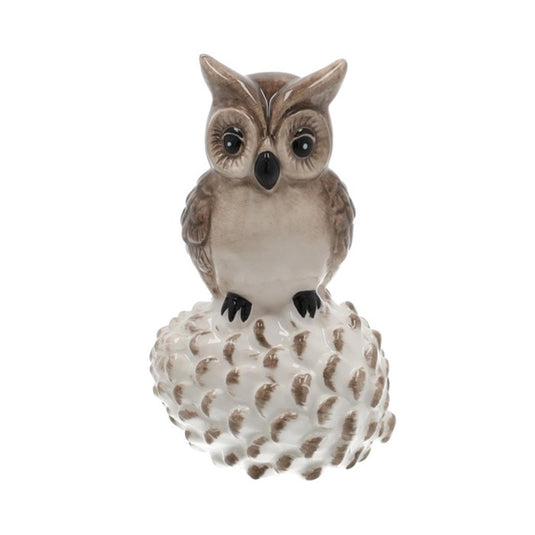Hbx natural living beeld olly uil l7.8w6.2h13cm