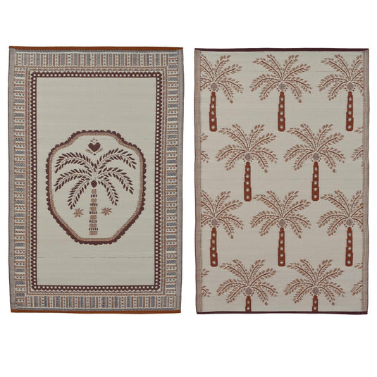 Decoris kleed polypropyleen l121cm 2 assorti binnen en buiten