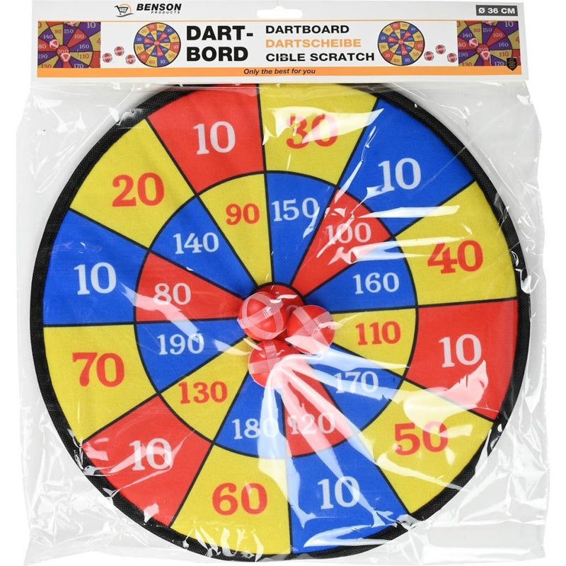 Afbeelding laden in galerijviewer, Benson dartbord klittenband 36 cm + 3 ballen
