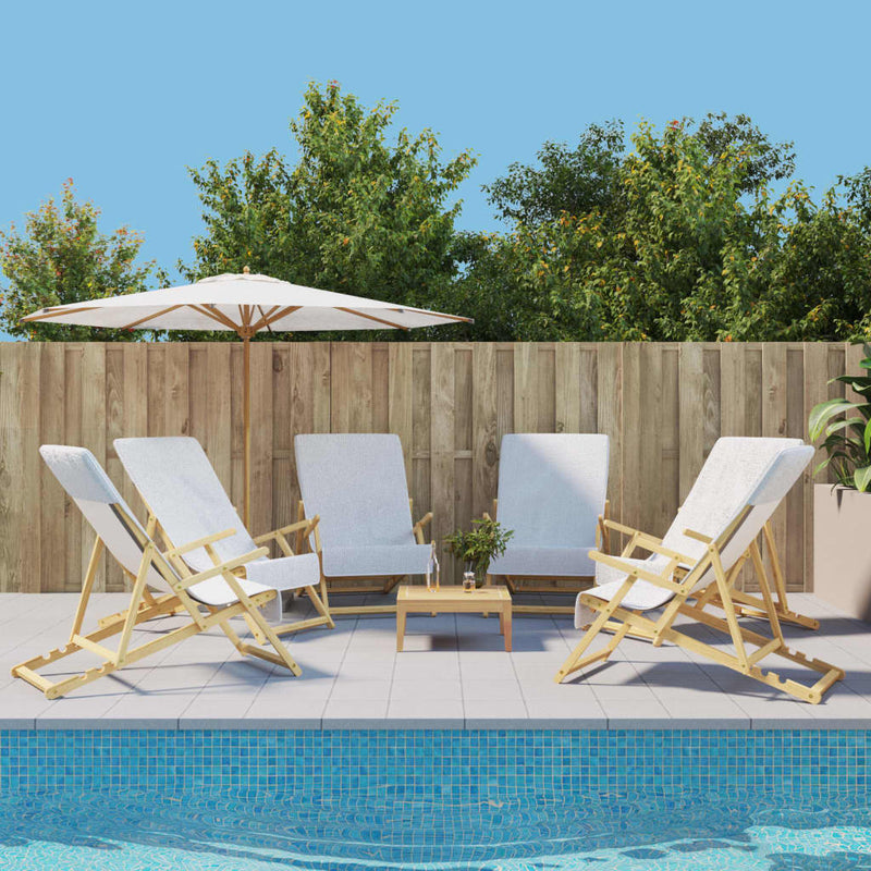 Afbeelding laden in galerijviewer, Vidaxl strandhanddoeken 6 st 400 g m² 60x135 cm stof wit
