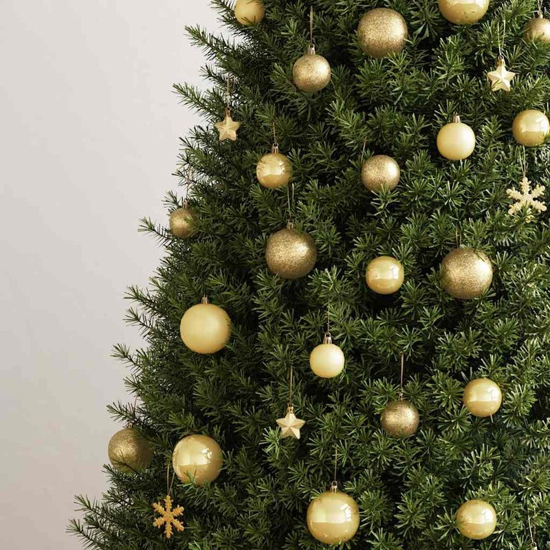 Afbeelding laden in galerijviewer, Vidaxl 111-delige kerstballenset polystyreen goudkleurig
