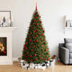 Vidaxl 111-delige kerstballenset polystyreen rood