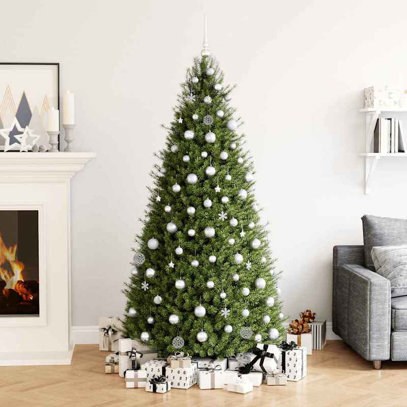 Afbeelding laden in galerijviewer, Vidaxl 111-delige kerstballenset polystyreen zilverkleurig
