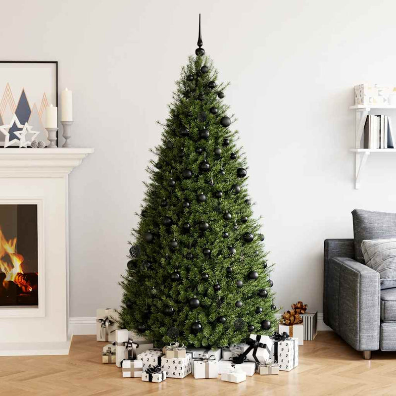 Afbeelding laden in galerijviewer, Vidaxl 111-delige kerstballenset polystyreen zwart
