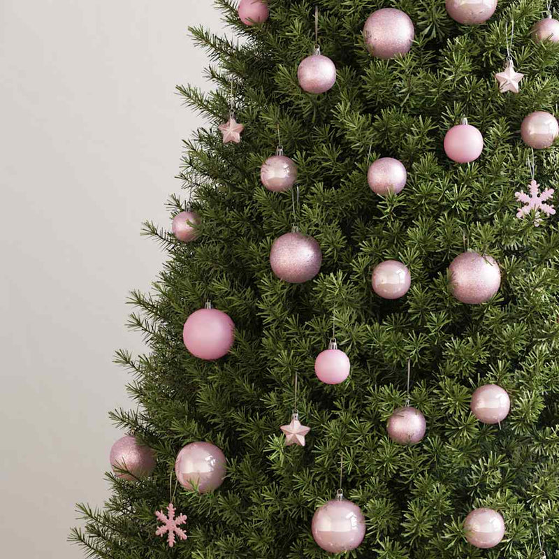 Afbeelding laden in galerijviewer, Vidaxl 111-delige kerstballenset polystyreen roze
