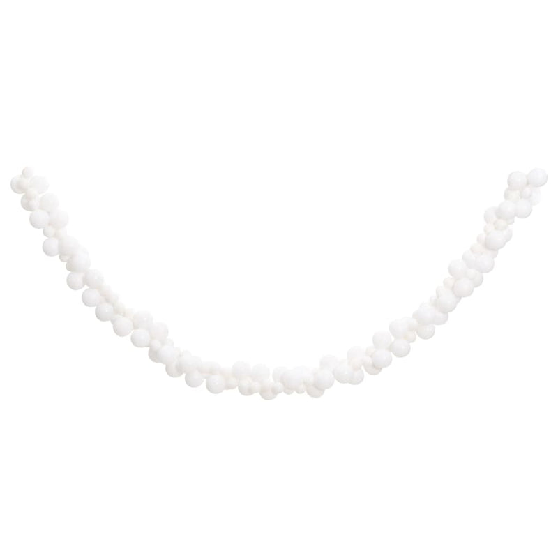 Afbeelding laden in galerijviewer, VidaXL Kerstslinger ballen 175 cm polystyreen wit
