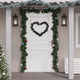 VidaXL Kerstslinger ballen 175 cm polystyreen zwart