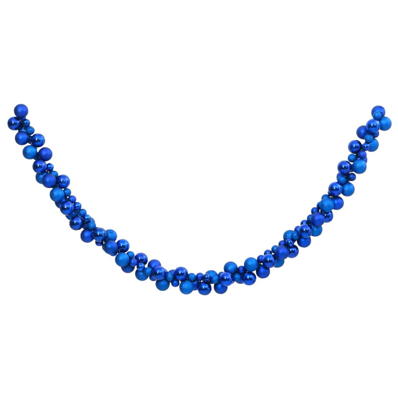 Afbeelding laden in galerijviewer, VidaXL Kerstslinger ballen 175 cm polystyreen blauw
