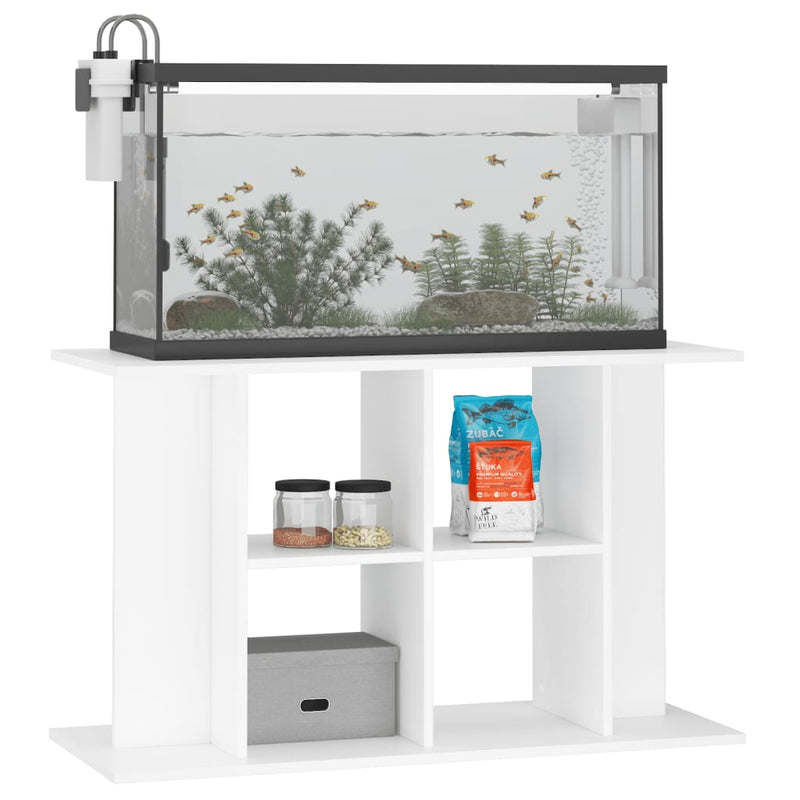 Afbeelding laden in galerijviewer, Vidaxl aquariumstandaard 100x40x60 cm bewerkt hout wit
