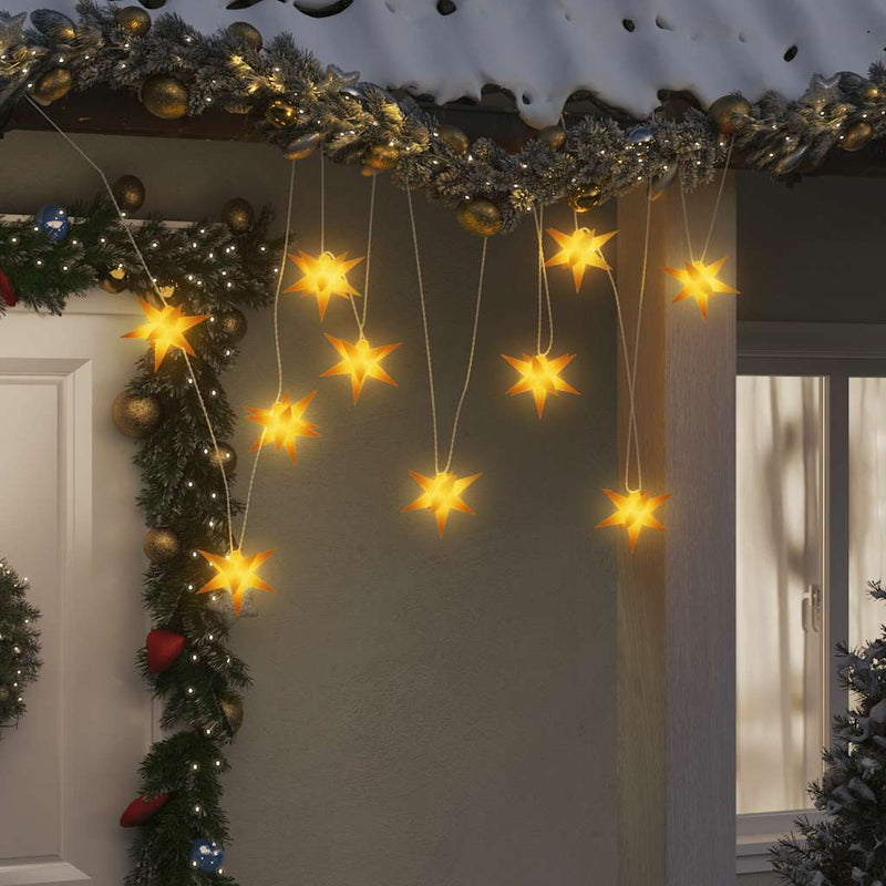Afbeelding laden in galerijviewer, Vidaxl kerstlamp 10 led's 10 cm geel
