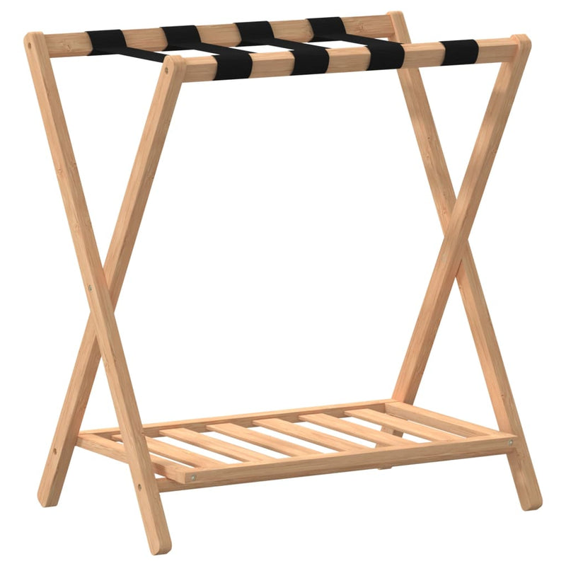 Afbeelding laden in galerijviewer, Vidaxl bagagerek 68x38x58 cm bamboe
