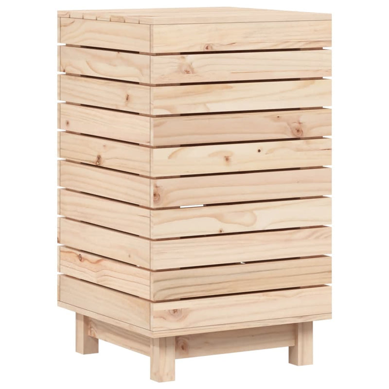 Afbeelding laden in galerijviewer, Vidaxl wasmand 44x44x76 cm massief grenenhout
