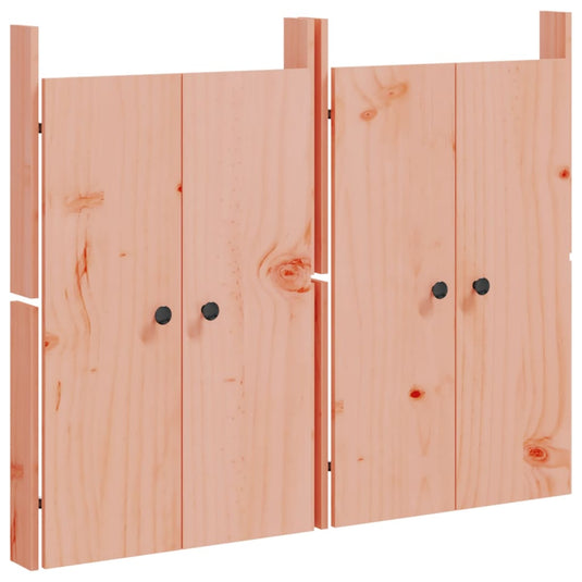 Vidaxl kastdeurtjes voor buitenkeuken meppel 2 st 50x9x82 cm douglashout