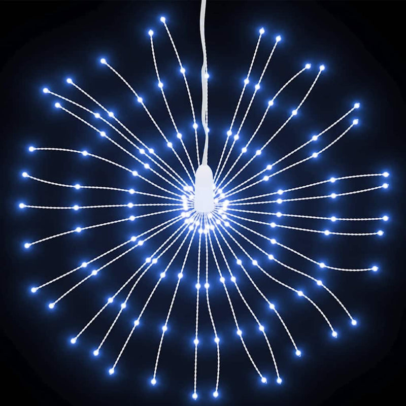 Afbeelding laden in galerijviewer, Vidaxl kerstverlichting vuurwerk 140 koudwitte led's 17 cm
