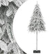 VidaXL Kunstkerstboom met sneeuw 210 cm