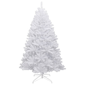 Vidaxl kunstkerstboom met scharnieren en sneeuw 120 cm