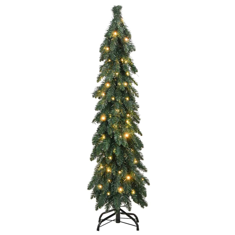 Afbeelding laden in galerijviewer, Vidaxl kunstkerstboom met verlichting 60 led's 120 cm
