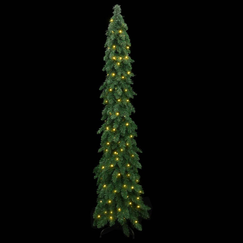 Afbeelding laden in galerijviewer, VidaXL Kunstkerstboom met verlichting 100 LED's 180 cm
