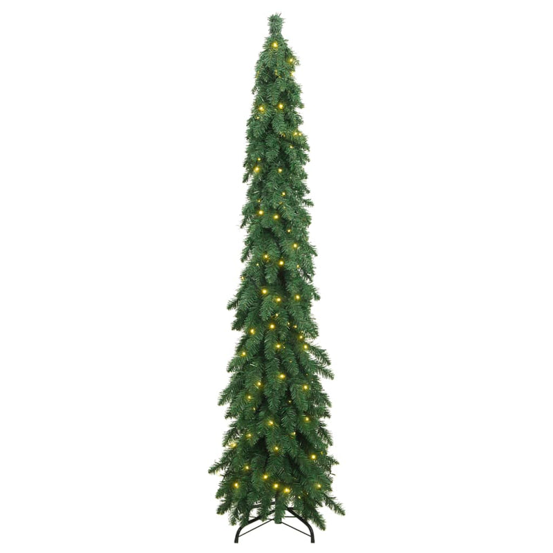 Afbeelding laden in galerijviewer, VidaXL Kunstkerstboom met verlichting 100 LED's 180 cm
