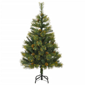 Vidaxl kunstkerstboom met scharnieren en standaard 150 cm