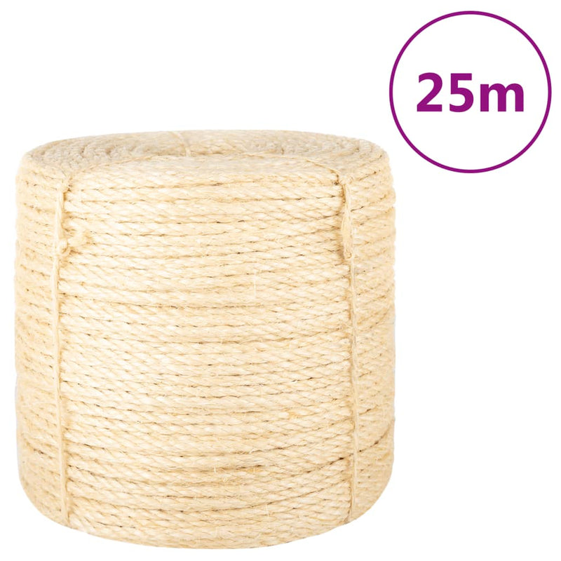 Afbeelding laden in galerijviewer, Vidaxl touw 6 mm 25 m 100% sisal
