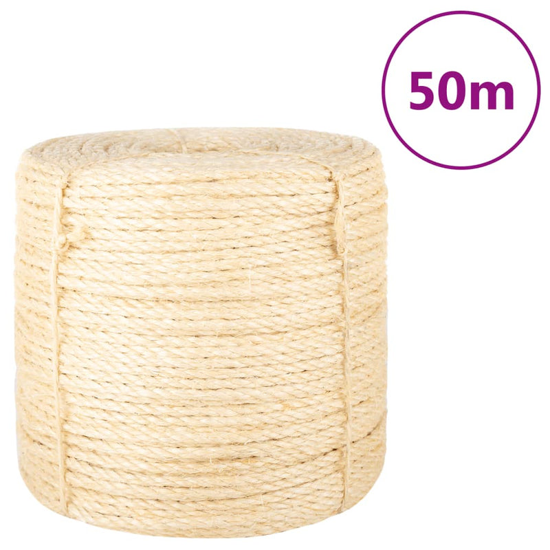 Afbeelding laden in galerijviewer, Vidaxl touw 6 mm 50 m 100% sisal
