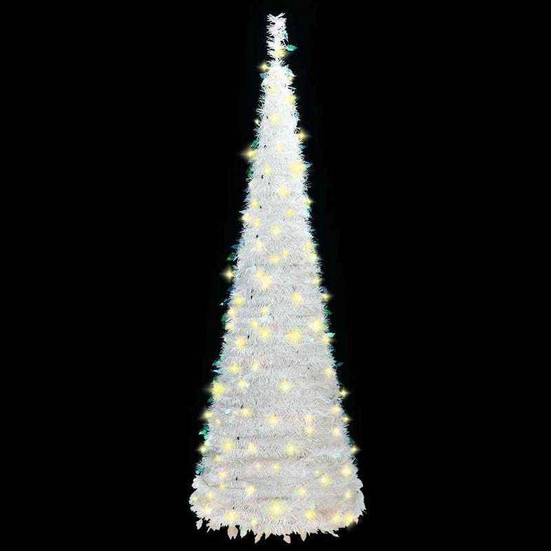 Afbeelding laden in galerijviewer, Vidaxl kunstkerstboom pop-up 150 led's 180 cm wit
