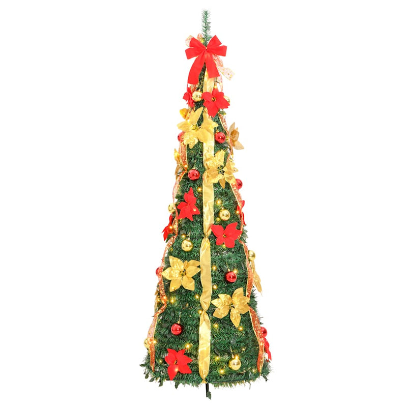 Afbeelding laden in galerijviewer, Vidaxl kunstkerstboom pop-up 50 led's 120 cm groen
