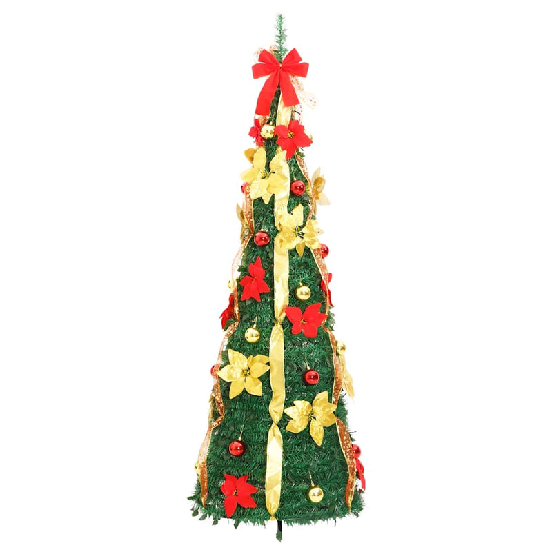 Afbeelding laden in galerijviewer, Vidaxl kunstkerstboom pop-up 50 led's 120 cm groen
