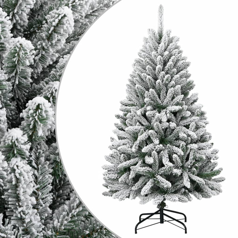 Afbeelding laden in galerijviewer, Vidaxl kunstkerstboom met scharnieren en sneeuw 120 cm

