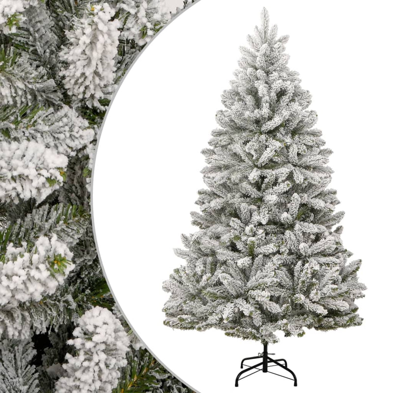 Afbeelding laden in galerijviewer, Vidaxl kunstkerstboom met scharnieren en sneeuw 240 cm
