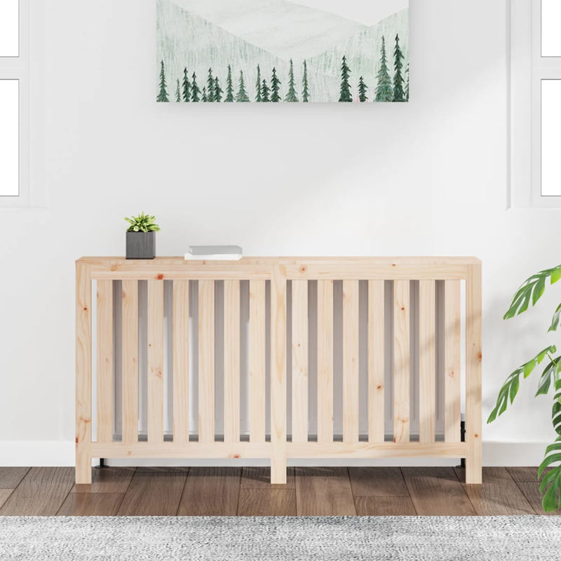Afbeelding laden in galerijviewer, Vidaxl radiatorombouw 153x19x84 cm massief grenenhout
