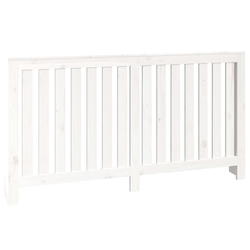 Afbeelding laden in galerijviewer, Vidaxl radiatorombouw 153x19x84 cm massief grenenhout wit
