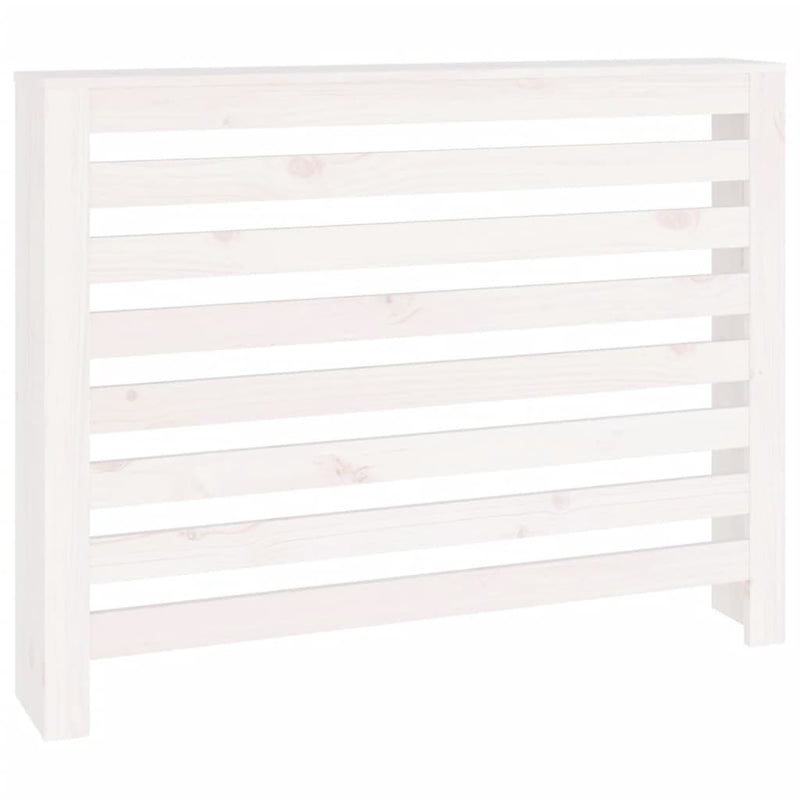 Afbeelding laden in galerijviewer, Vidaxl radiatorombouw 108,5x19x84 cm massief grenenhout wit

