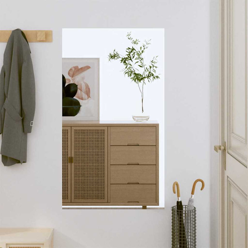 Afbeelding laden in galerijviewer, Vidaxl wandspiegel 50x80 cm rechthoekig glas
