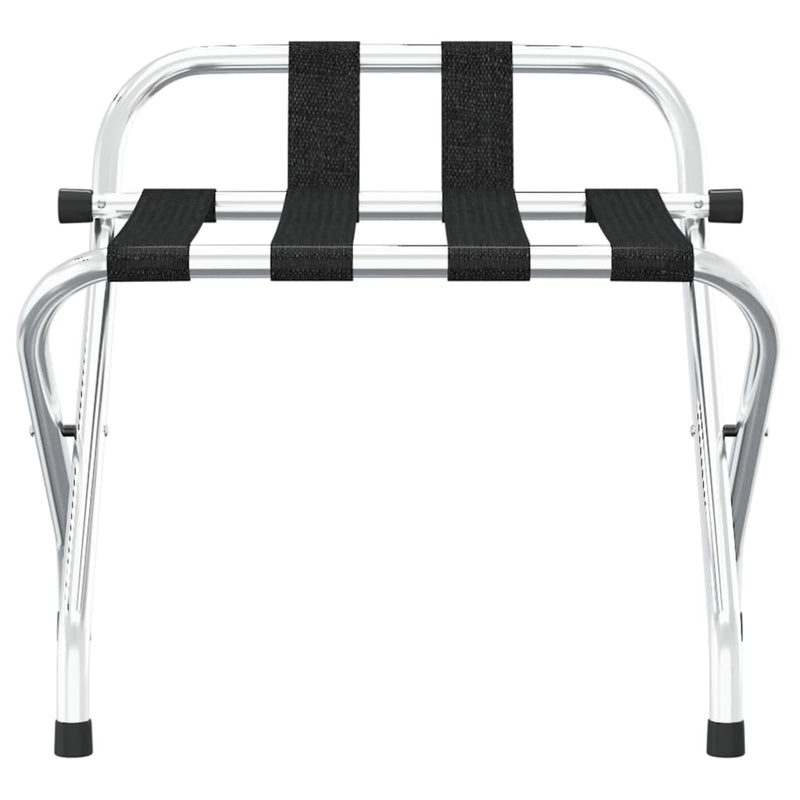 Afbeelding laden in galerijviewer, Vidaxl bagagerek met rugleuning zilver 56x39x52cm
