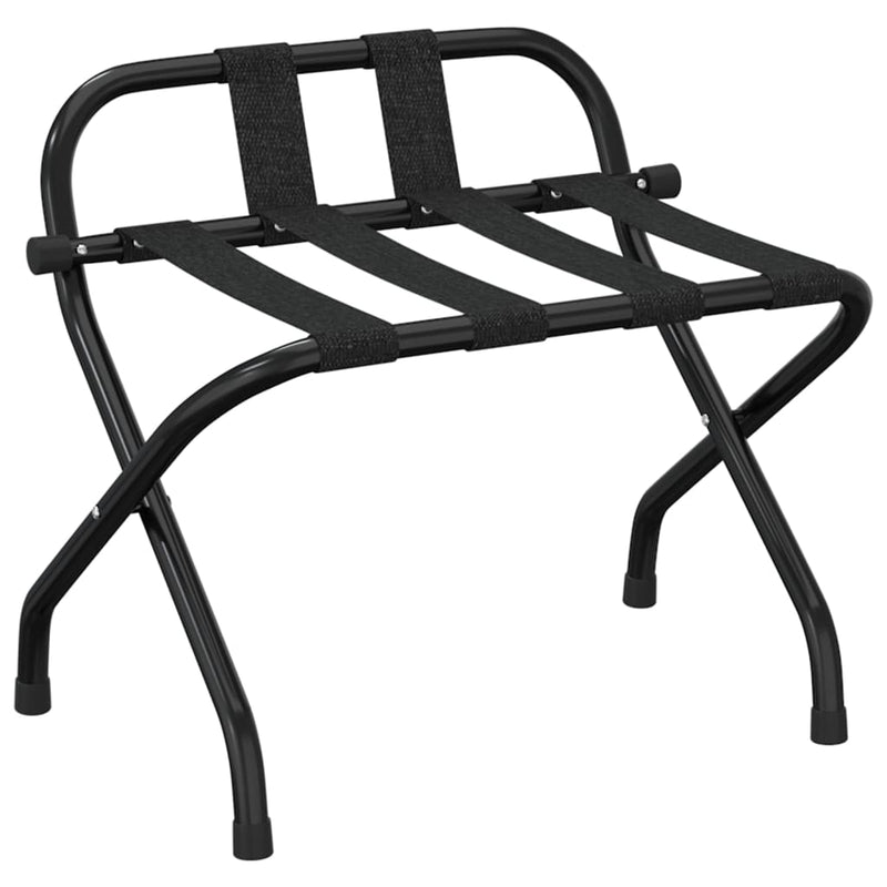 Afbeelding laden in galerijviewer, Vidaxl bagagerek met rugleuning 56x39x52 cm zwart
