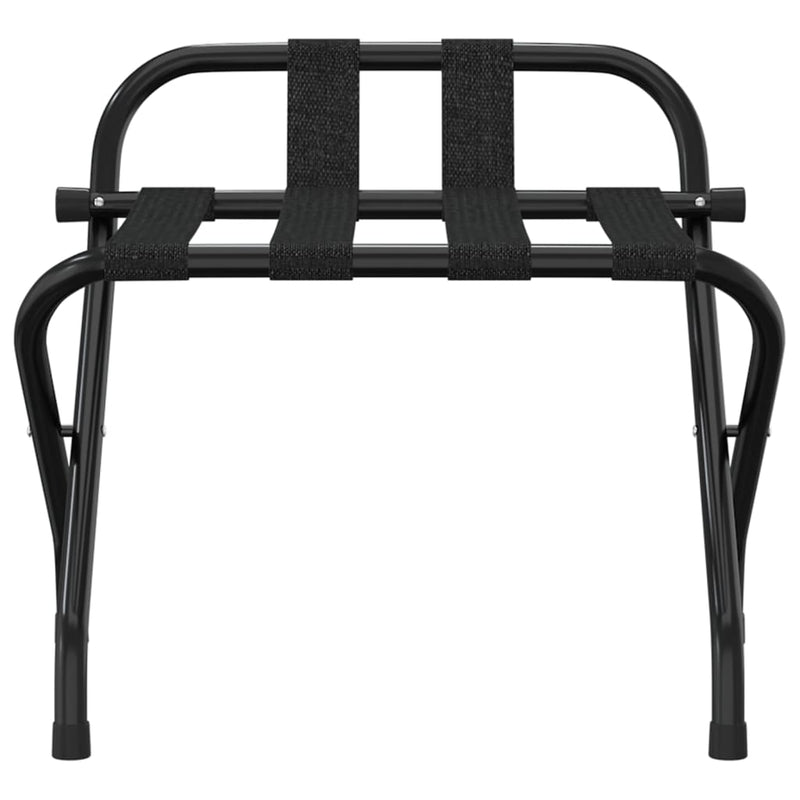 Afbeelding laden in galerijviewer, Vidaxl bagagerek met rugleuning 56x39x52 cm zwart
