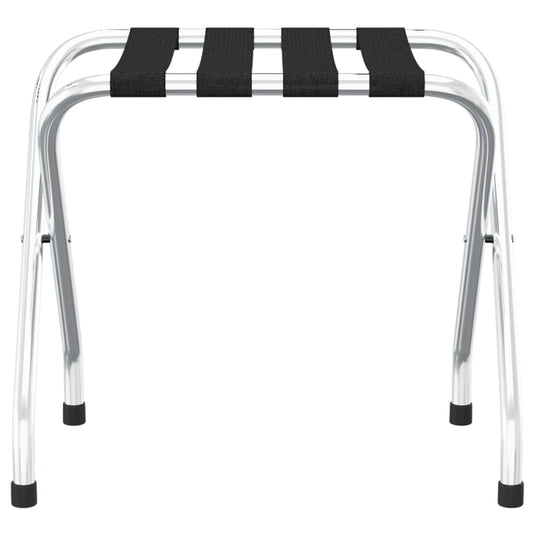 Vidaxl bagagerek 56x40x49 cm zwart en zilver