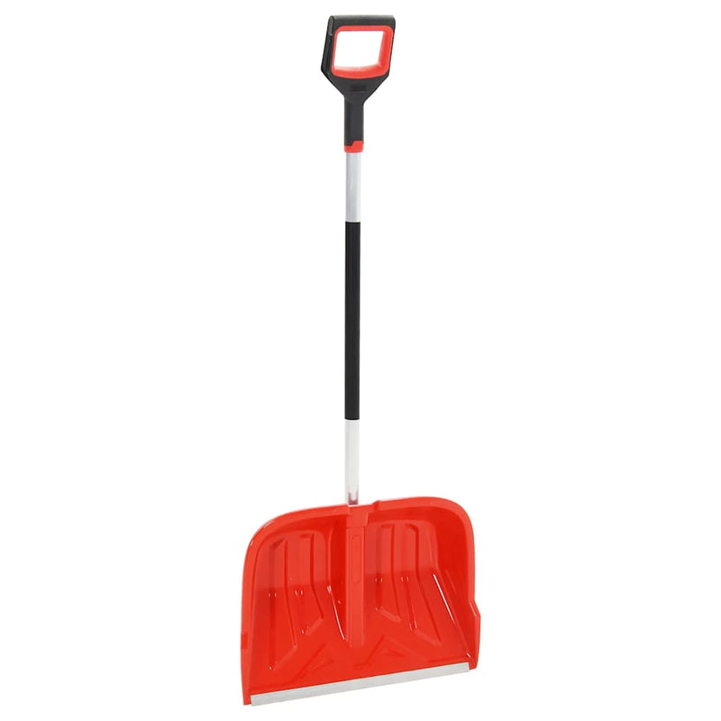 Afbeelding laden in galerijviewer, Vidaxl sneeuwschep 136 cm aluminium rood
