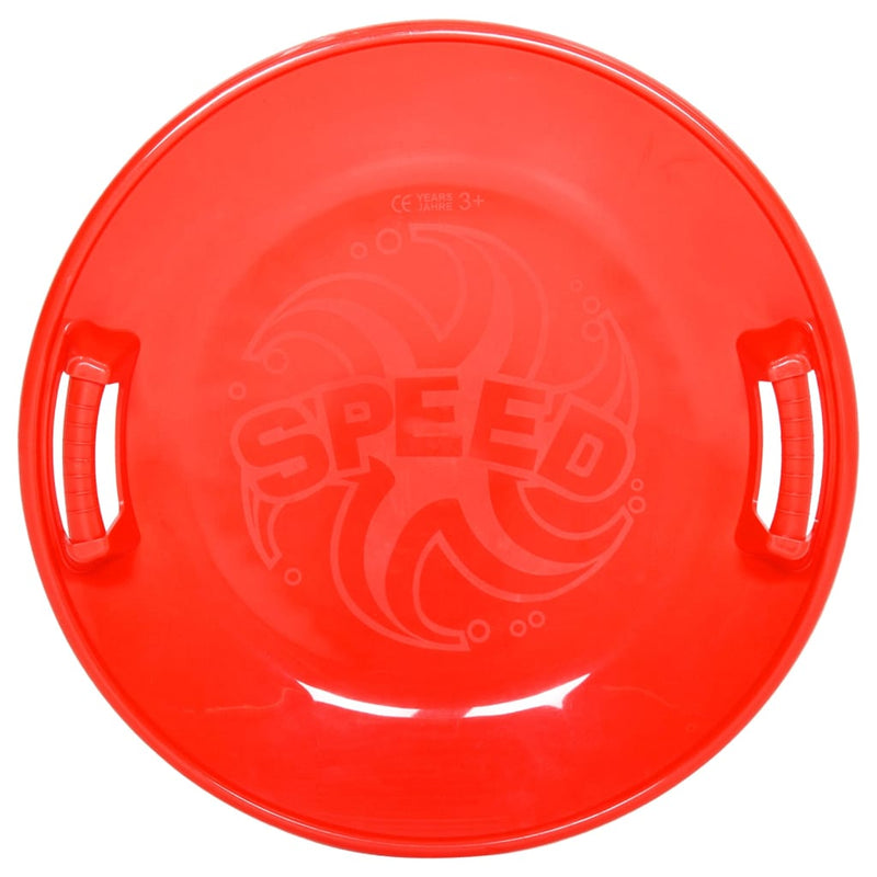 Afbeelding laden in galerijviewer, Vidaxl slee rond 66,5 cm pp rood
