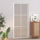 Vidaxl binnendeur 93x201,5 cm matglas en aluminium wit