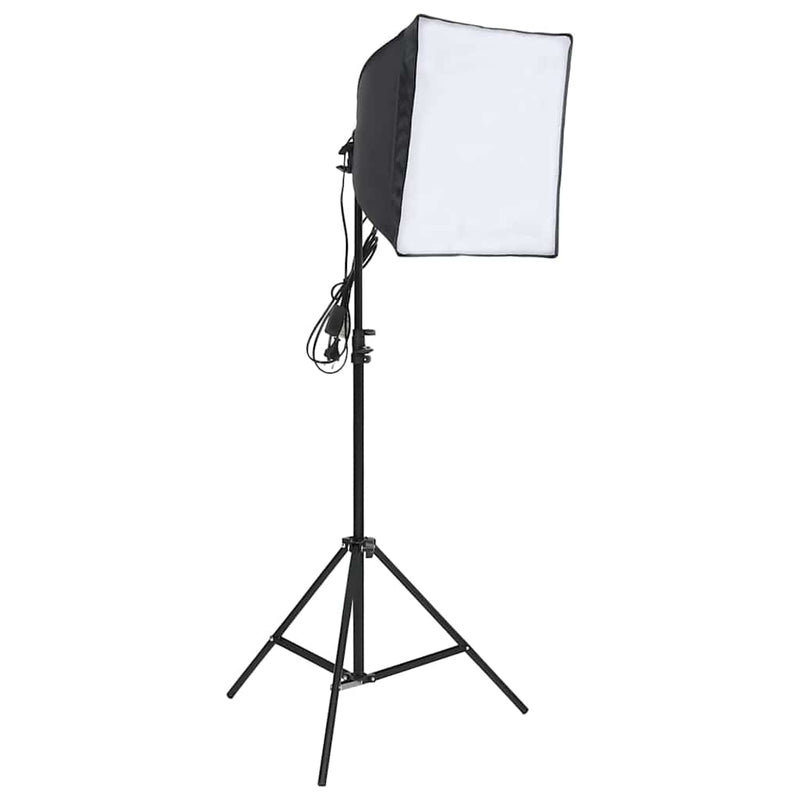 Afbeelding laden in galerijviewer, Vidaxl fotostudioset met verlichtingsset en achtergrondscherm
