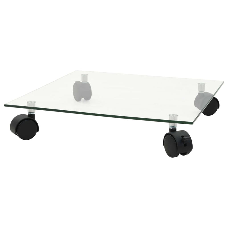 Afbeelding laden in galerijviewer, Vidaxl plantenrollers 4 st vierkant 35x35 cm gehard glas

