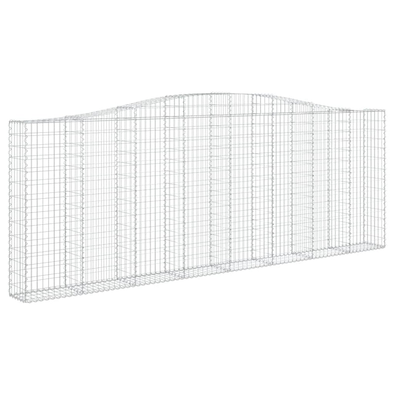 Afbeelding laden in galerijviewer, VidaXL Schanskorven 4 st gewelfd 400x30x140 160 cm ijzer
