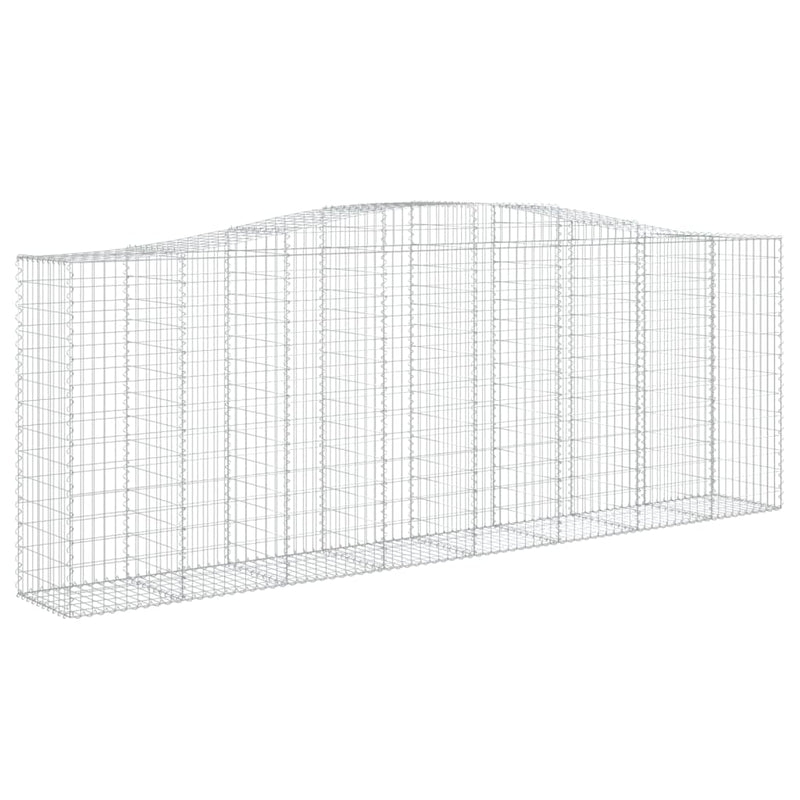 Afbeelding laden in galerijviewer, VidaXL Schanskorven 2 st gewelfd 400x50x140 160 cm ijzer
