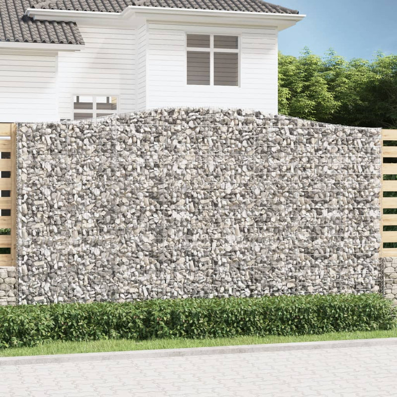 Afbeelding laden in galerijviewer, VidaXL Schanskorven 3 st gewelfd 400x50x220 240 cm ijzer

