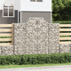 VidaXL Schanskorven 8 st gewelfd 200x30x160 180 cm ijzer