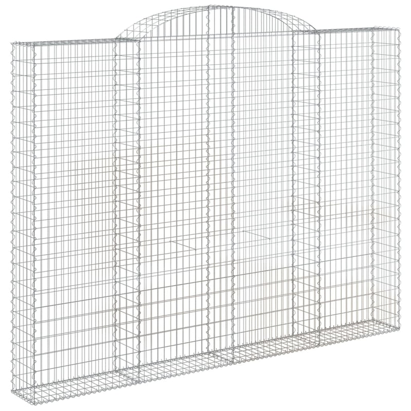 Afbeelding laden in galerijviewer, VidaXL Schanskorven 6 st gewelfd 300x30x220 240 cm ijzer
